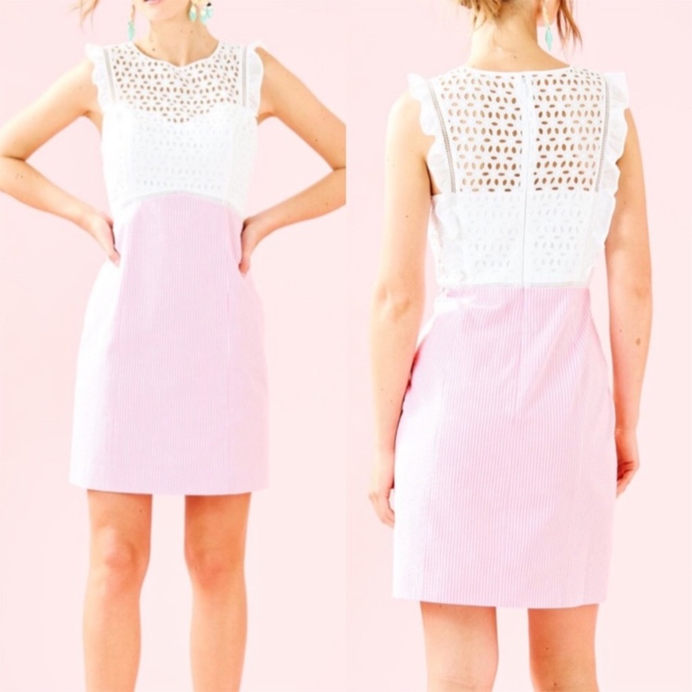 Lilly Pulitzer Pink Tropics Maya Shift Dress Size 10 NEW